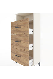 Hyperion Dolap Tek Raflı 3 Çekmeceli 60x44x134 - S50M038V3B