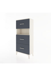 Hyperion Dolap Tek Raflı 3 Çekmeceli 60x44x134 - S50M039V2B