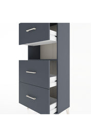 Hyperion Dolap Tek Raflı 3 Çekmeceli 60x44x134 - S50M039V5B