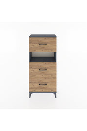 Hyperion Dolap Tek Raflı 3 Çekmeceli 60x44x134 - S50M039V6B