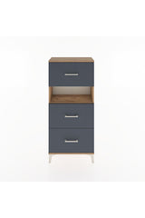 Hyperion Dolap Tek Raflı 3 Çekmeceli 60x44x134