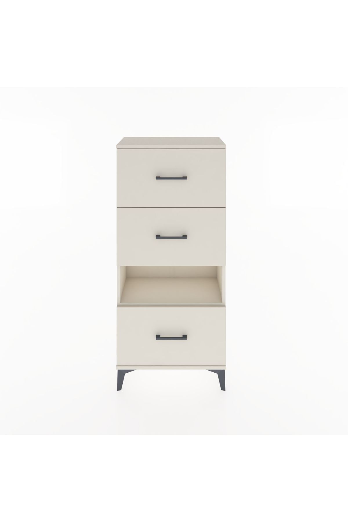 Hyperion Dolap Tek Raflı 3 Çekmeceli 60x44x134 - S50M040V1B