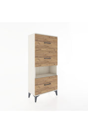 Hyperion Dolap Tek Raflı 3 Çekmeceli 60x44x134 - S50M040V3B