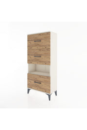 Hyperion Dolap Tek Raflı 3 Çekmeceli 60x44x134 - S50M040V3B