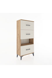 Hyperion Dolap Tek Raflı 3 Çekmeceli 60x44x134 - S50M040V7B