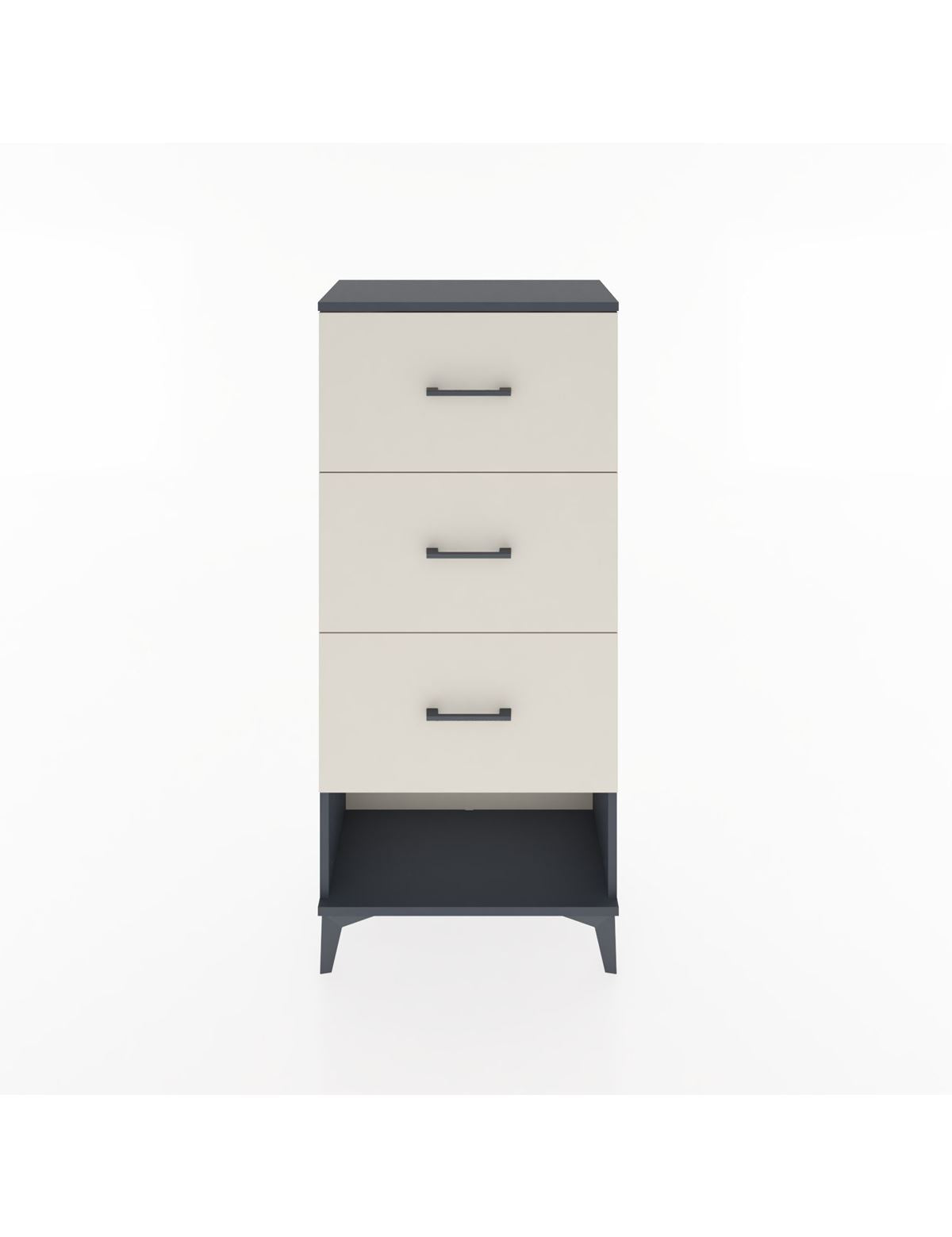 Hyperion Dolap 3 Çekmeceli 60x44x134 Antrasit-Aytaşı