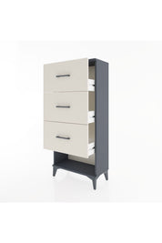Hyperion Dolap 3 Çekmeceli 60x44x134 Antrasit-Aytaşı
