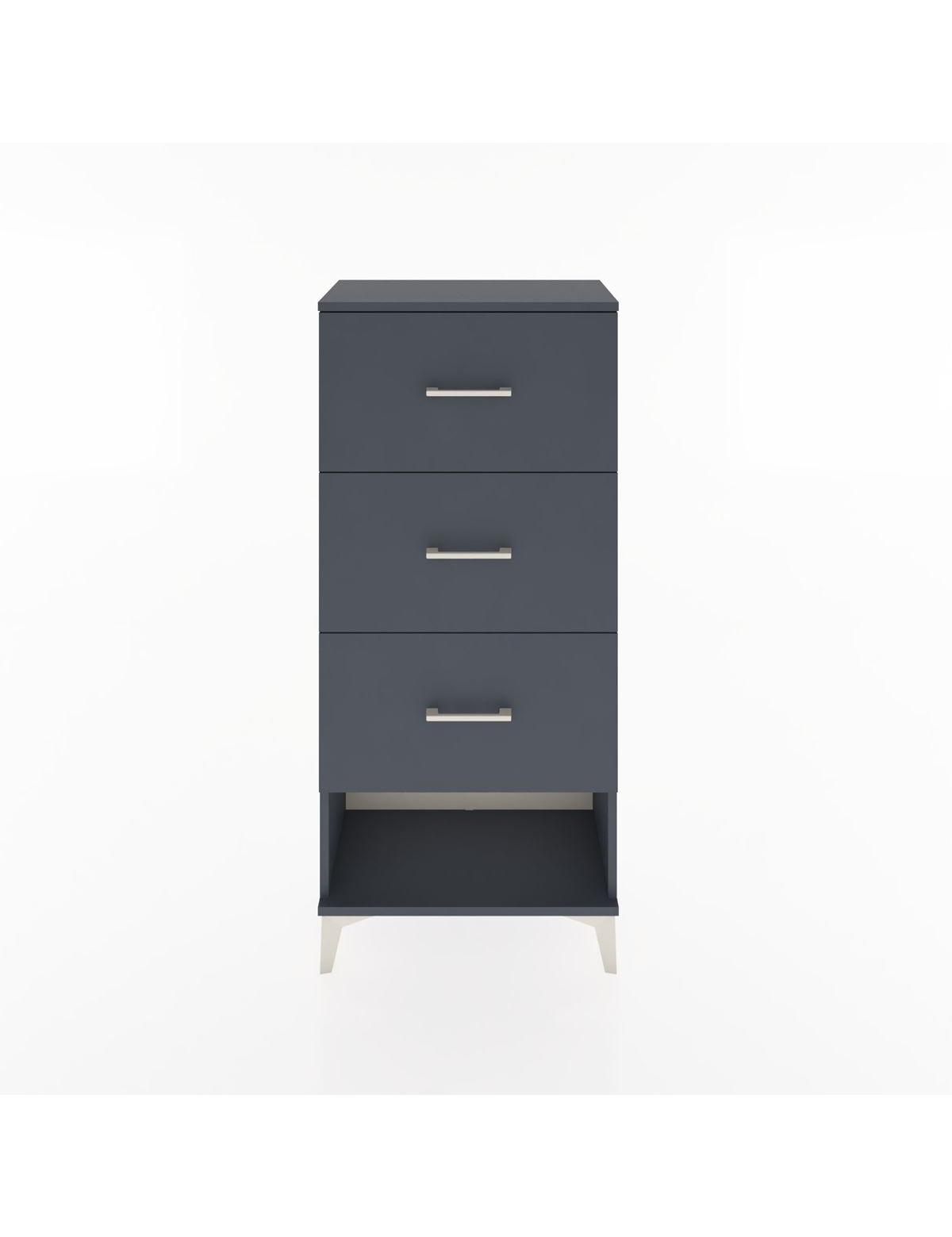 Hyperion Dolap 3 Çekmeceli 60x44x134 Antrasit-Antrasit