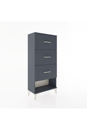 Hyperion Dolap 3 Çekmeceli 60x44x134 Antrasit-Antrasit