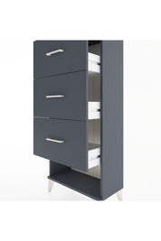Hyperion Dolap 3 Çekmeceli 60x44x134 Antrasit-Antrasit