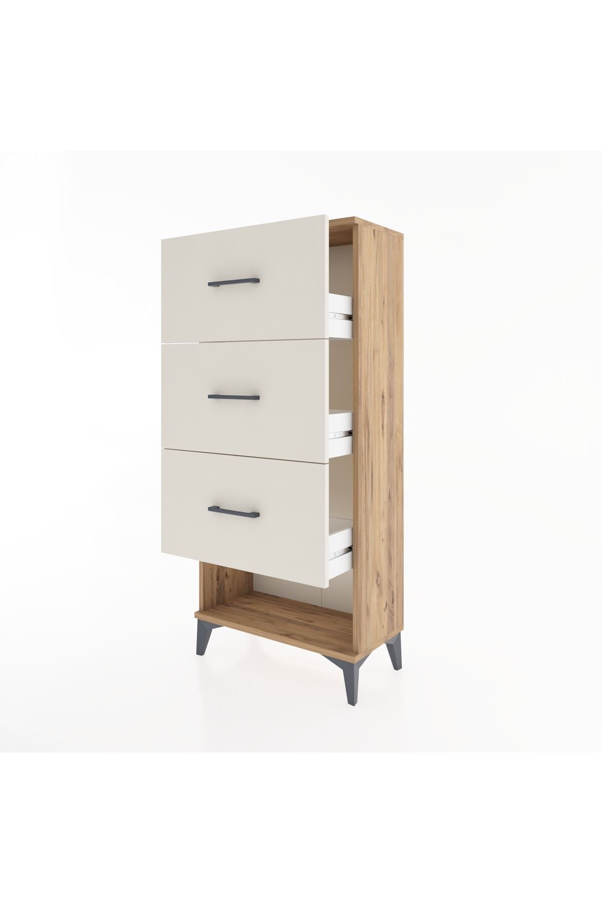 Hyperion Dolap 3 Çekmeceli 60x44x134 Çam-Aytaşı