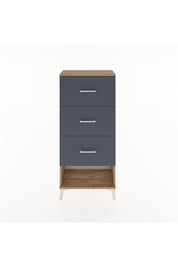 Hyperion Dolap 3 Çekmeceli 60x44x134 Çam-Antrasit