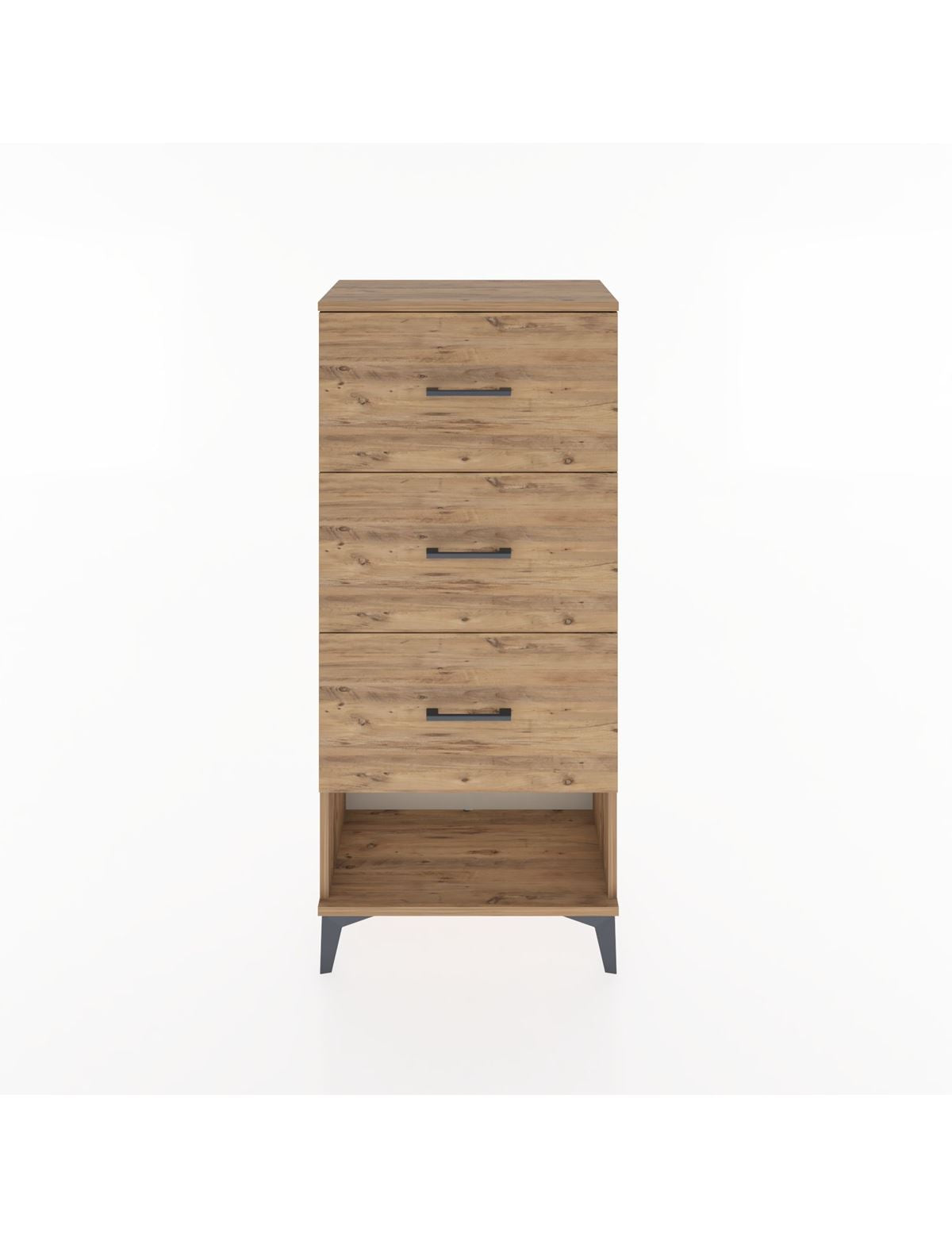 Hyperion Dolap 3 Çekmeceli 60x44x134 Çam-Çam