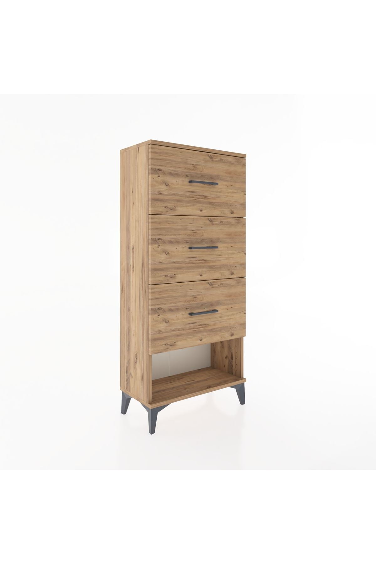 Hyperion Dolap 3 Çekmeceli 60x44x134 Çam-Çam