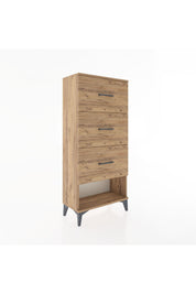 Hyperion Dolap 3 Çekmeceli 60x44x134 Çam-Çam