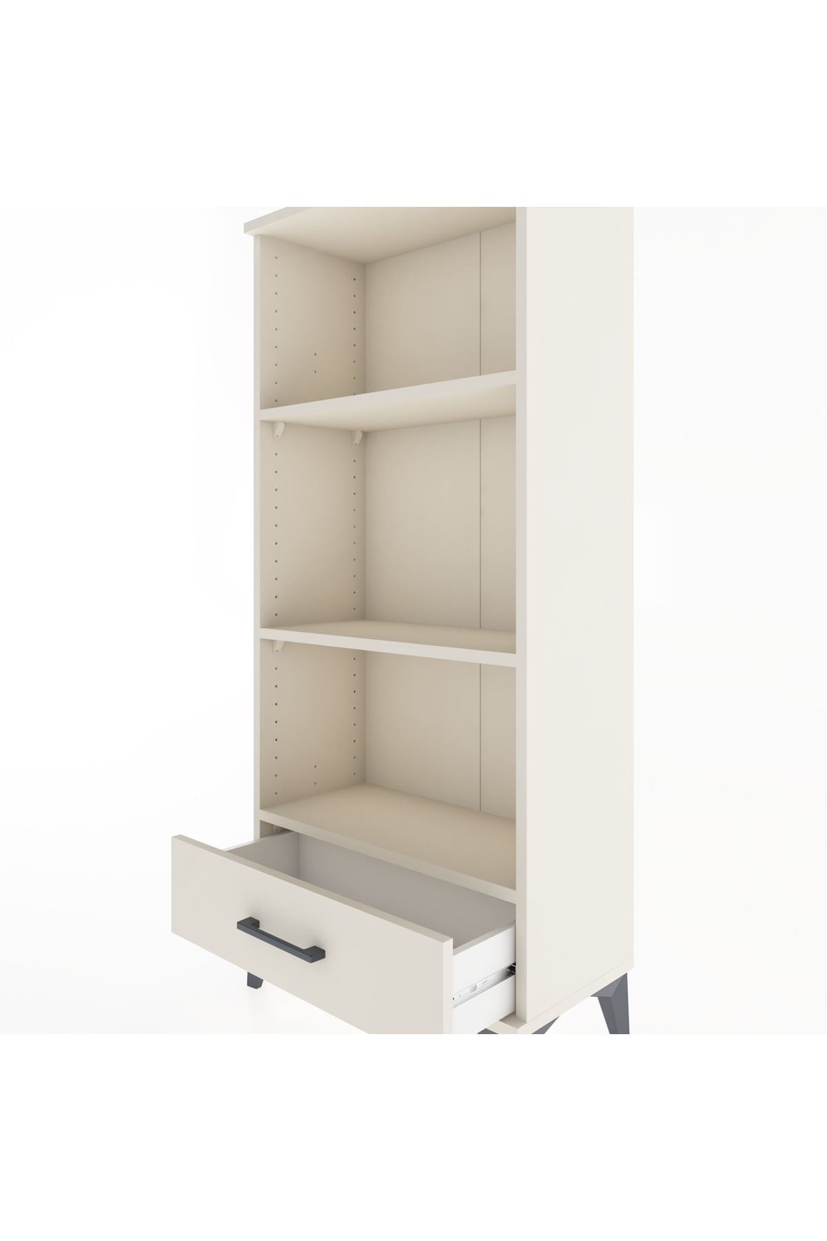 Hyperion Dolap 3 Raflı Tek Çekmeceli 60x44x134 Aytaşı-Aytaşı