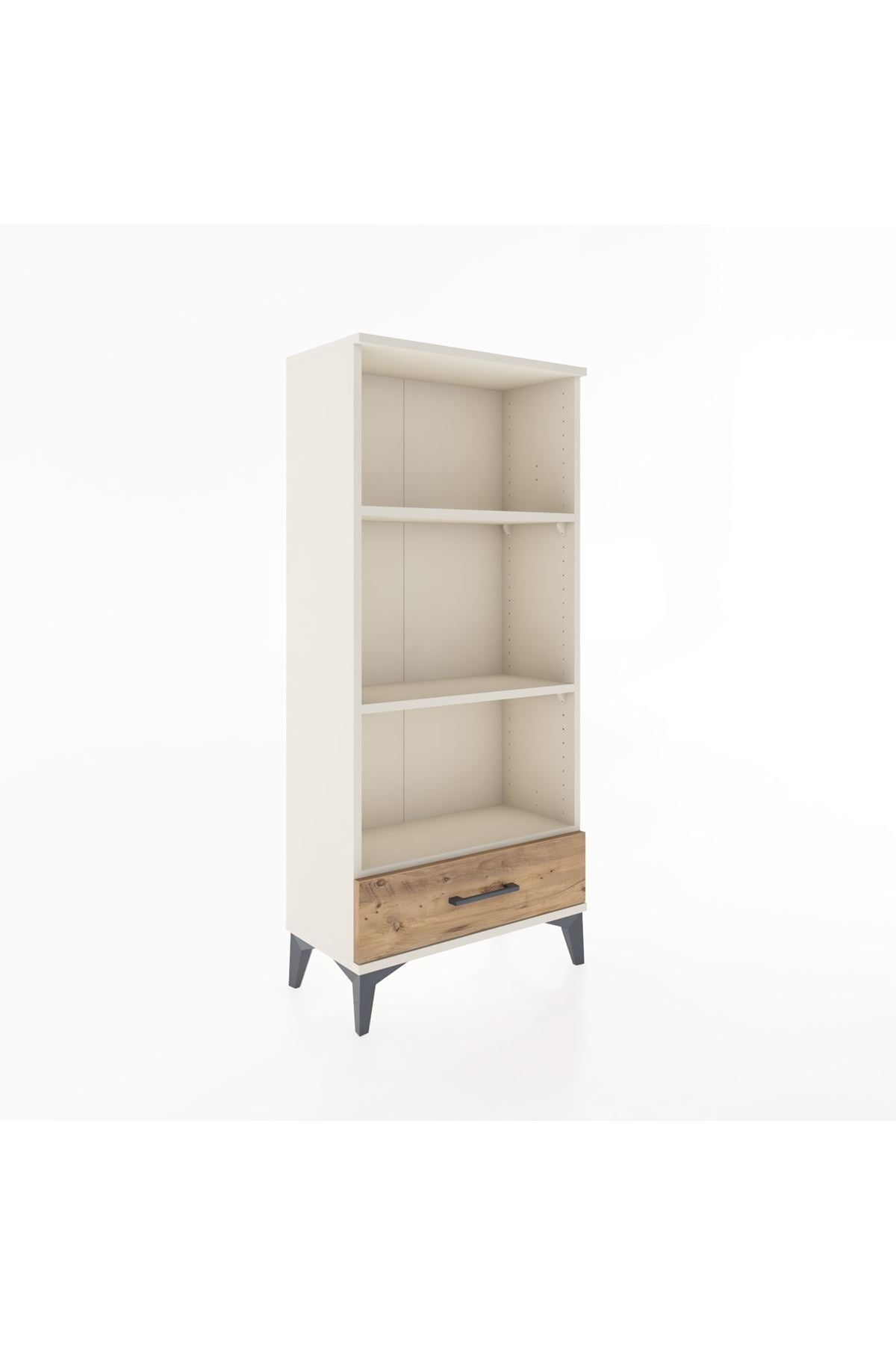 Hyperion Dolap 3 Raflı Tek Çekmeceli 60x44x134 Aytaşı-Çam