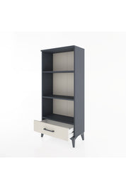 Hyperion Dolap 3 Raflı Tek Çekmeceli 60x44x134 Antrasit-Aytaşı