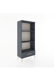 Hyperion Dolap 3 Raflı Tek Çekmeceli 60x44x134 Antrasit-Antrasit