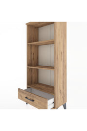 Hyperion Dolap 3 Raflı Tek Çekmeceli 60x44x134 Çam-Çam