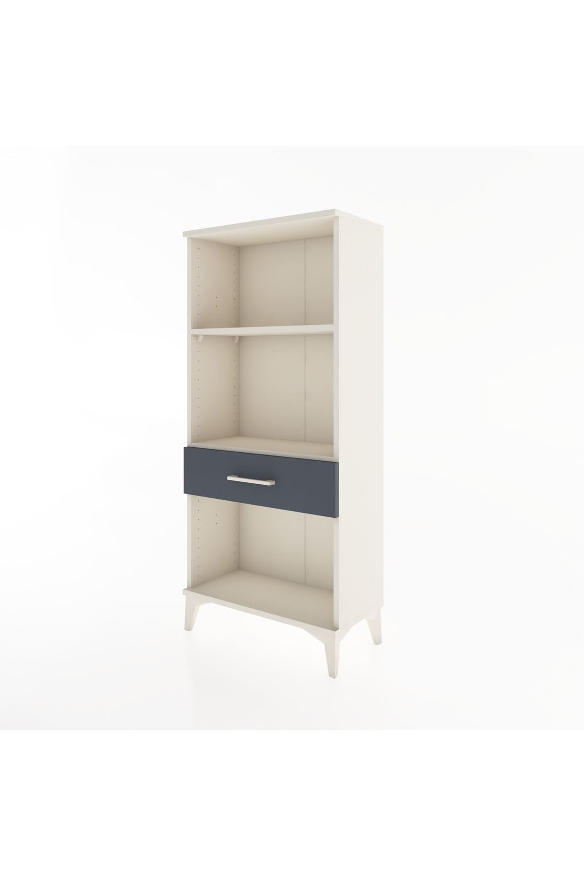 Hyperion Dolap 2 Raflı Tek Çekmeceli 60x44x134 Aytaşı-Antrasit