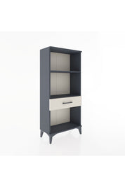 Hyperion Dolap 2 Raflı Tek Çekmeceli 60x44x134 Antrasit-Aytaşı