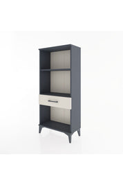 Hyperion Dolap 2 Raflı Tek Çekmeceli 60x44x134 Antrasit-Aytaşı