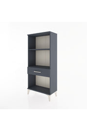 Hyperion Dolap 2 Raflı Tek Çekmeceli 60x44x134 Antrasit-Antrasit