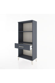 Hyperion Dolap 2 Raflı Tek Çekmeceli 60x44x134 Antrasit-Antrasit