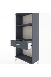 Hyperion Dolap 2 Raflı Tek Çekmeceli 60x44x134 Antrasit-Antrasit