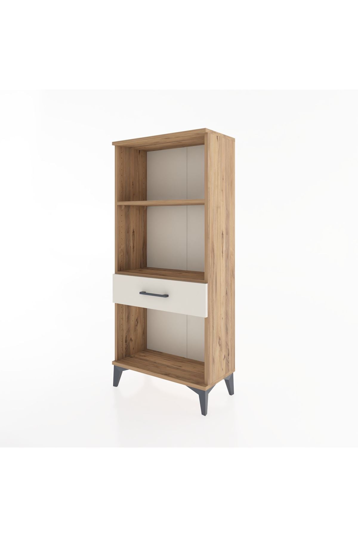 Hyperion Dolap 2 Raflı Tek Çekmeceli 60x44x134 Çam-Aytaşı