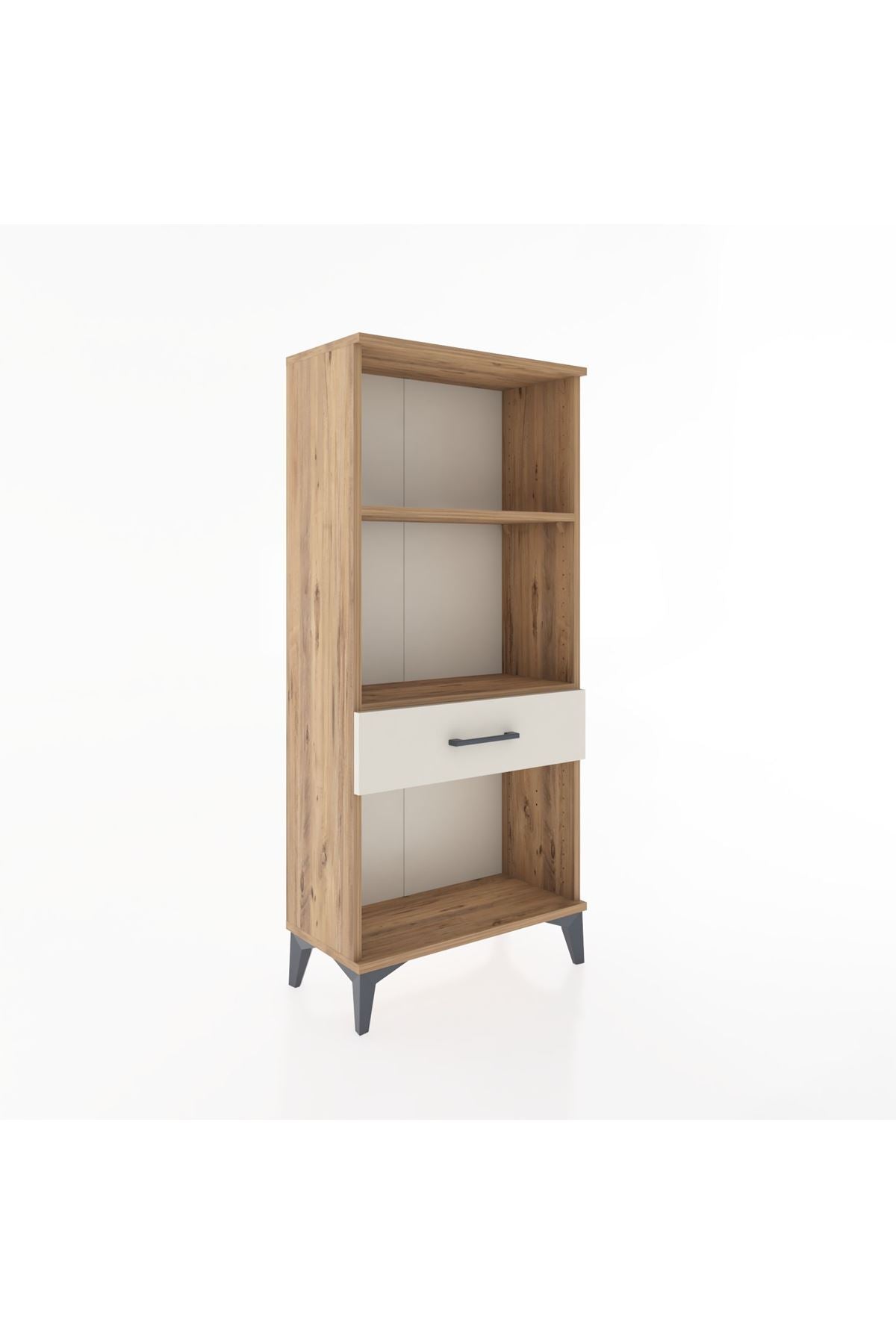 Hyperion Dolap 2 Raflı Tek Çekmeceli 60x44x134 Çam-Aytaşı