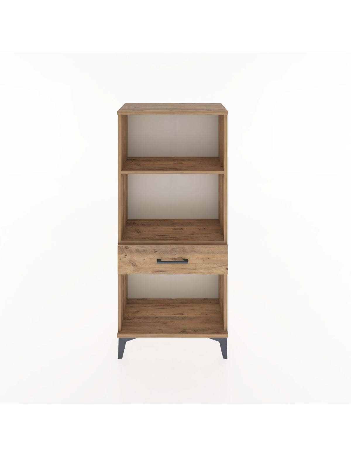 Hyperion Dolap 2 Raflı Tek Çekmeceli 60x44x134 Çam-Çam