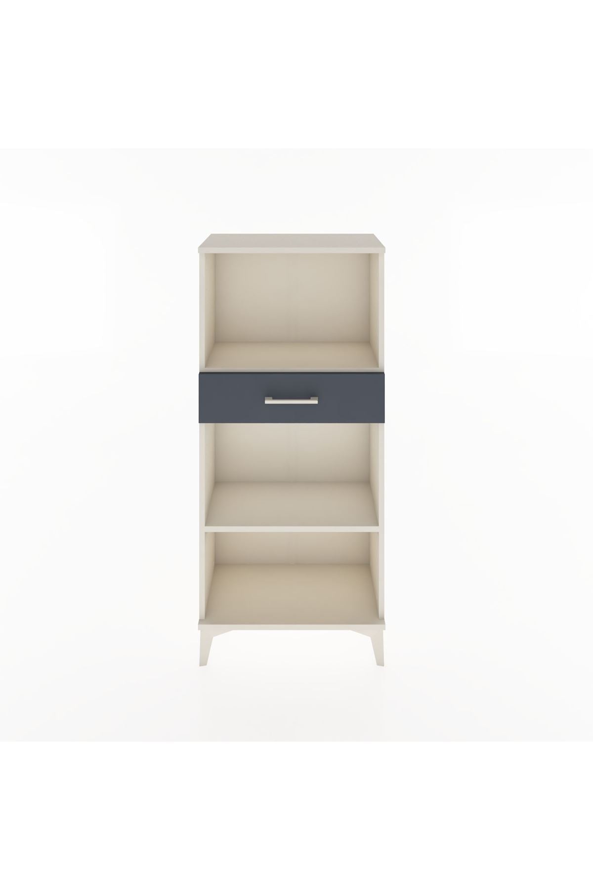 Hyperion Dolap 2 Raflı Tek Çekmeceli 60x44x134 Aytaşı-Antrasit