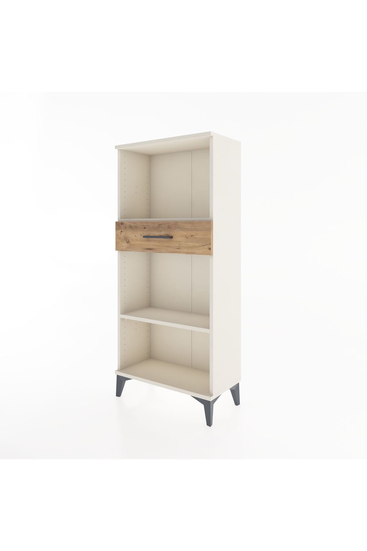 Hyperion Dolap 2 Raflı Tek Çekmeceli 60x44x134 Aytaşı-Çam