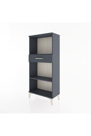 Hyperion Dolap 2 Raflı Tek Çekmeceli 60x44x134 Antrasit-Antrasit