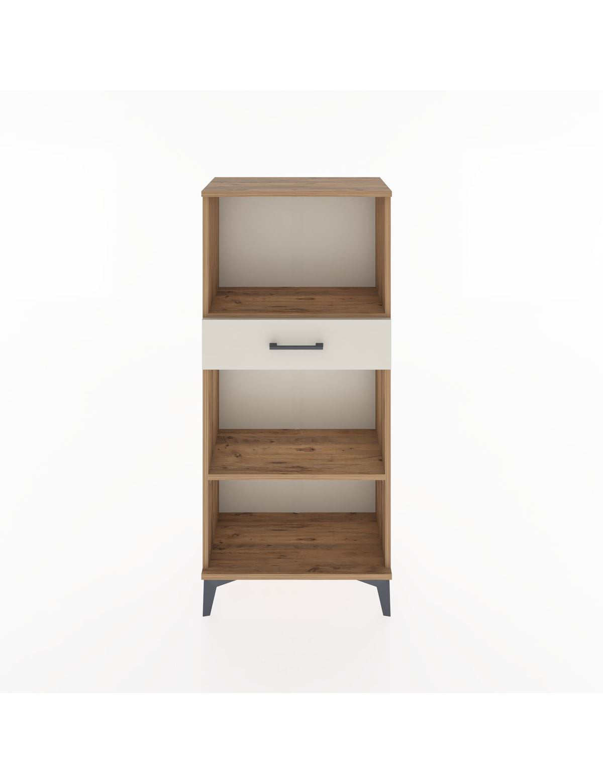 Hyperion Dolap 2 Raflı Tek Çekmeceli 60x44x134 Çam-Aytaşı