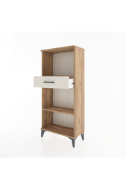 Hyperion Dolap 2 Raflı Tek Çekmeceli 60x44x134 Çam-Aytaşı
