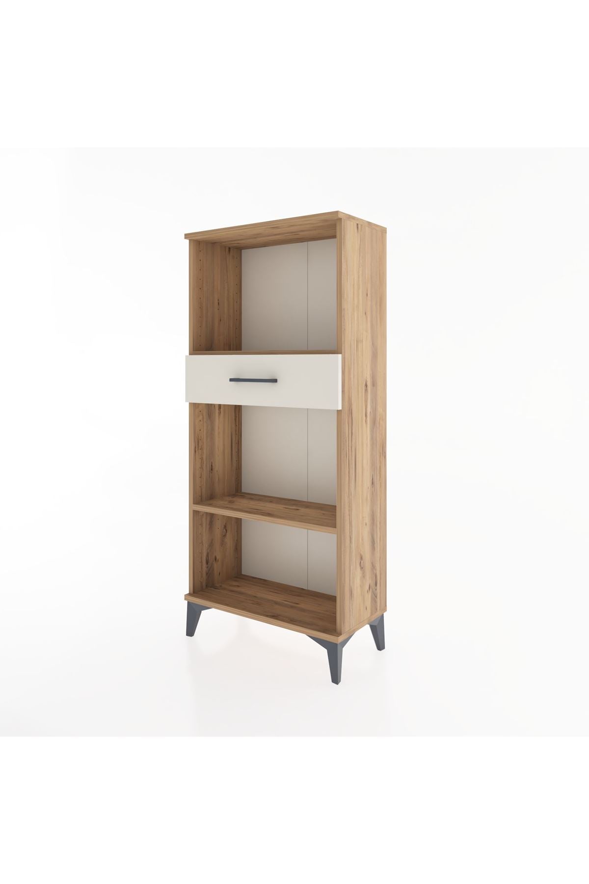 Hyperion Dolap 2 Raflı Tek Çekmeceli 60x44x134 Çam-Aytaşı