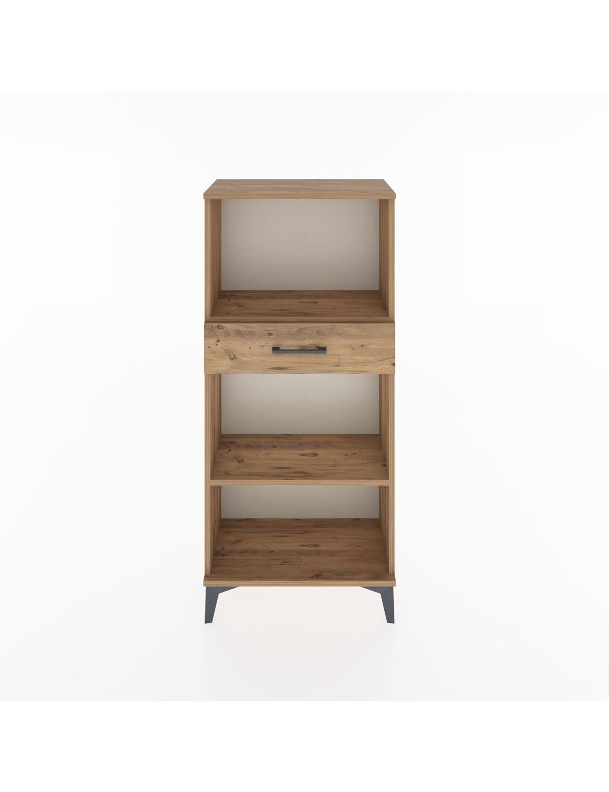 Hyperion Dolap 2 Raflı Tek Çekmeceli 60x44x134 Çam-Çam