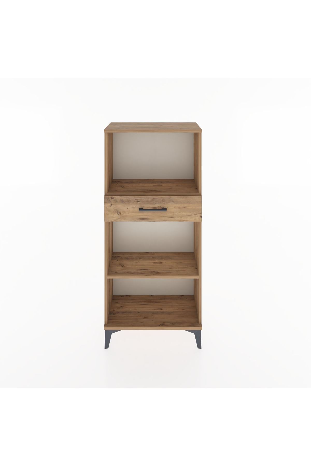 Hyperion Dolap 2 Raflı Tek Çekmeceli 60x44x134 Çam-Çam