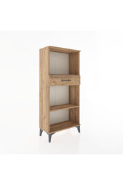 Hyperion Dolap 2 Raflı Tek Çekmeceli 60x44x134 Çam-Çam