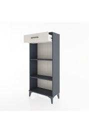 Hyperion Dolap 2 Raflı Tek Çekmeceli 60x44x134 Antrasit-Aytaşı