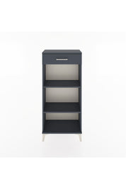 Hyperion Dolap 2 Raflı Tek Çekmeceli 60x44x134 Antrasit-Antrasit