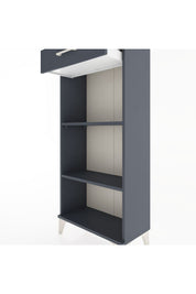 Hyperion Dolap 2 Raflı Tek Çekmeceli 60x44x134 Antrasit-Antrasit