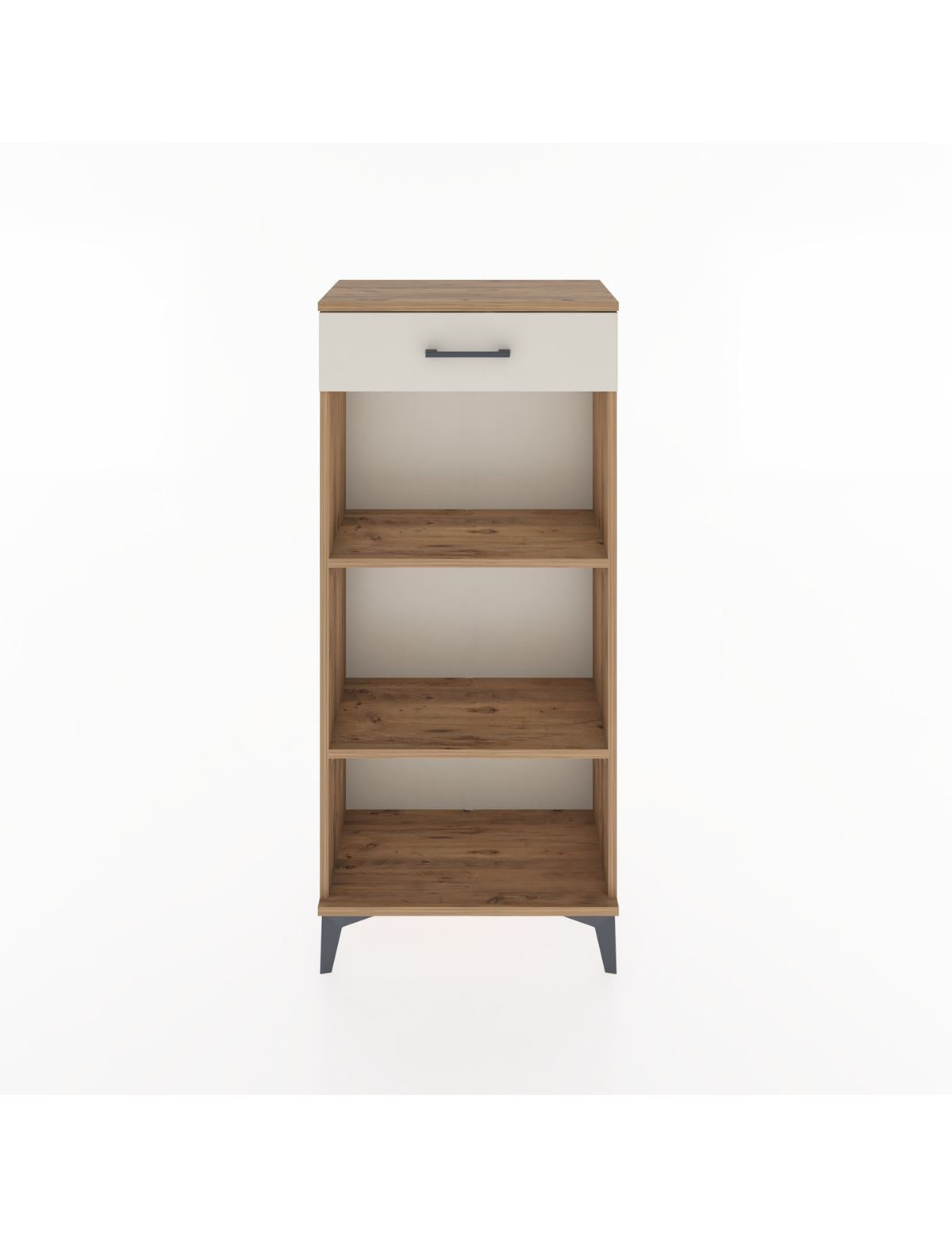 Hyperion Dolap 2 Raflı Tek Çekmeceli 60x44x134 Çam-Aytaşı