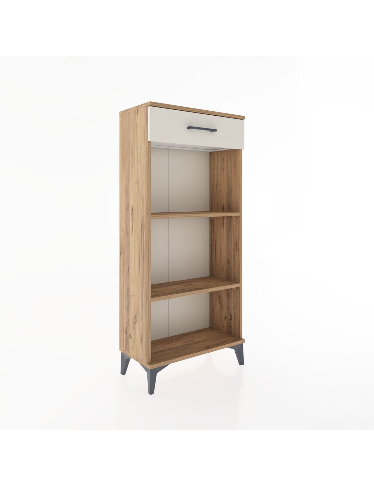 Hyperion Dolap 2 Raflı Tek Çekmeceli 60x44x134 Çam-Aytaşı