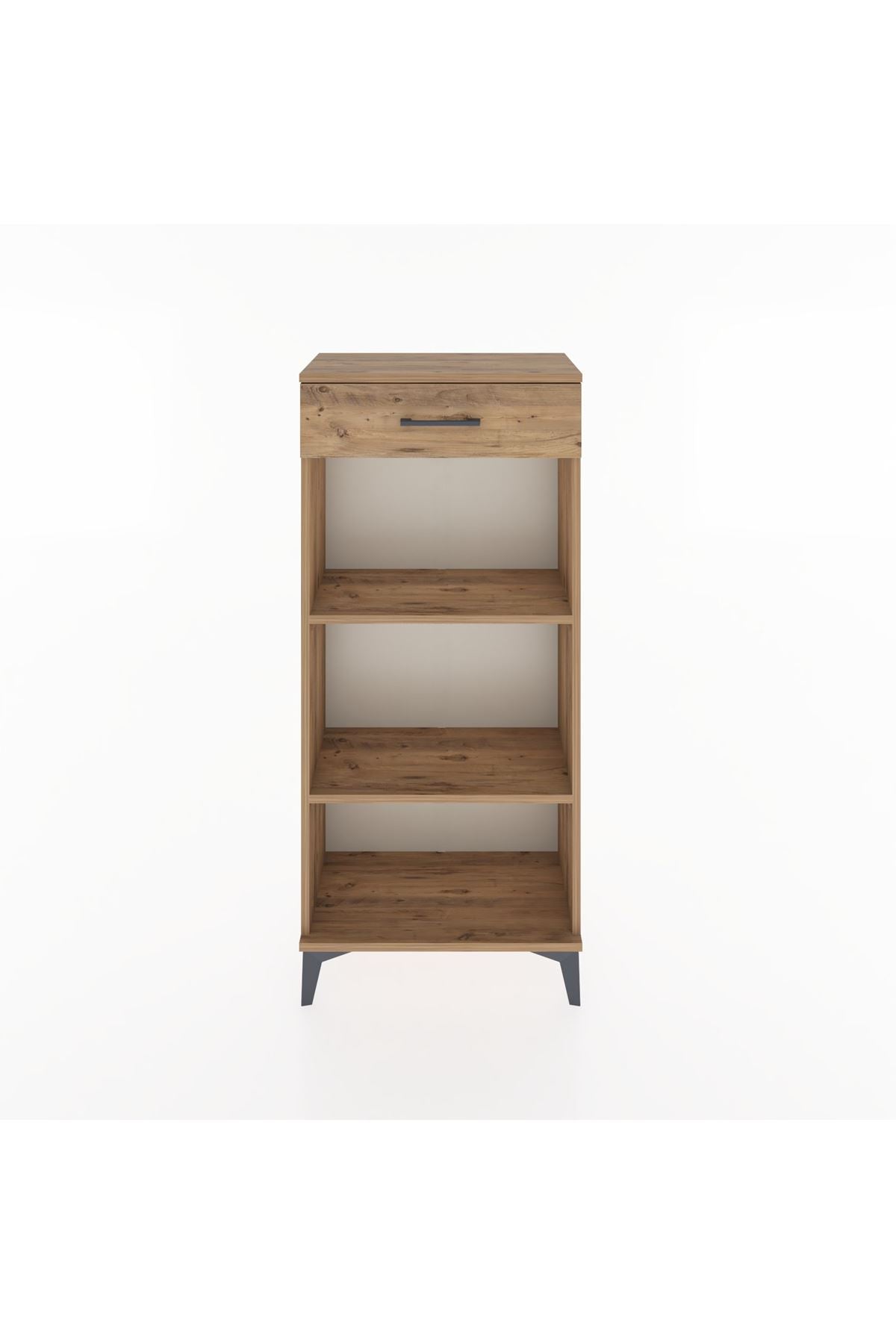 Hyperion Dolap 2 Raflı Tek Çekmeceli 60x44x134 Çam-Çam