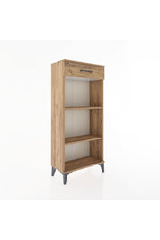 Hyperion Dolap 2 Raflı Tek Çekmeceli 60x44x134 Çam-Çam