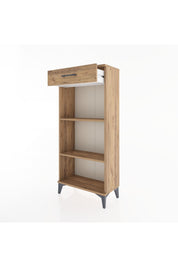 Hyperion Dolap 2 Raflı Tek Çekmeceli 60x44x134 Çam-Çam